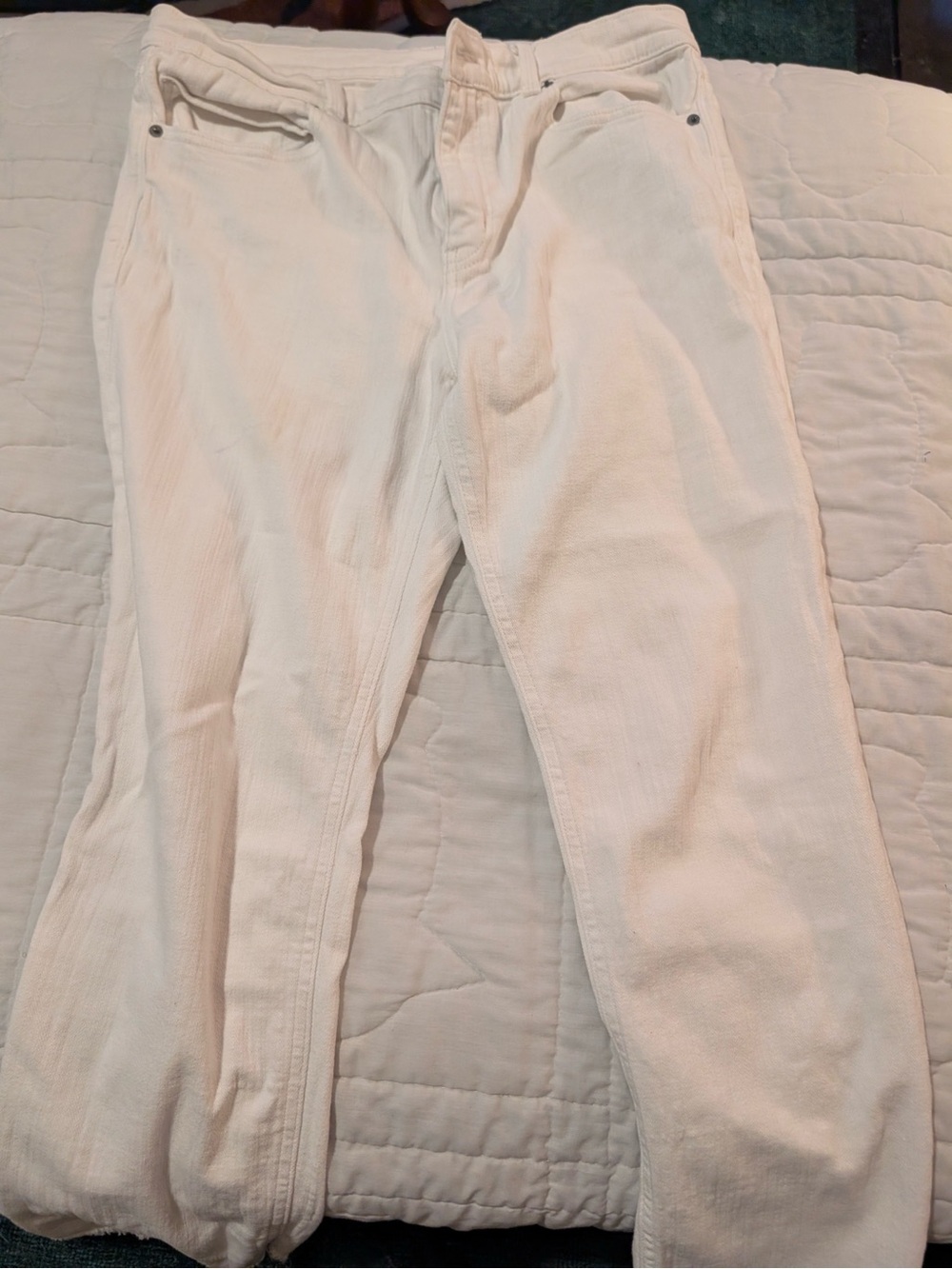 White jeans